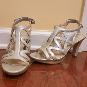 HOST PICK Silver Naturalizer Heels
